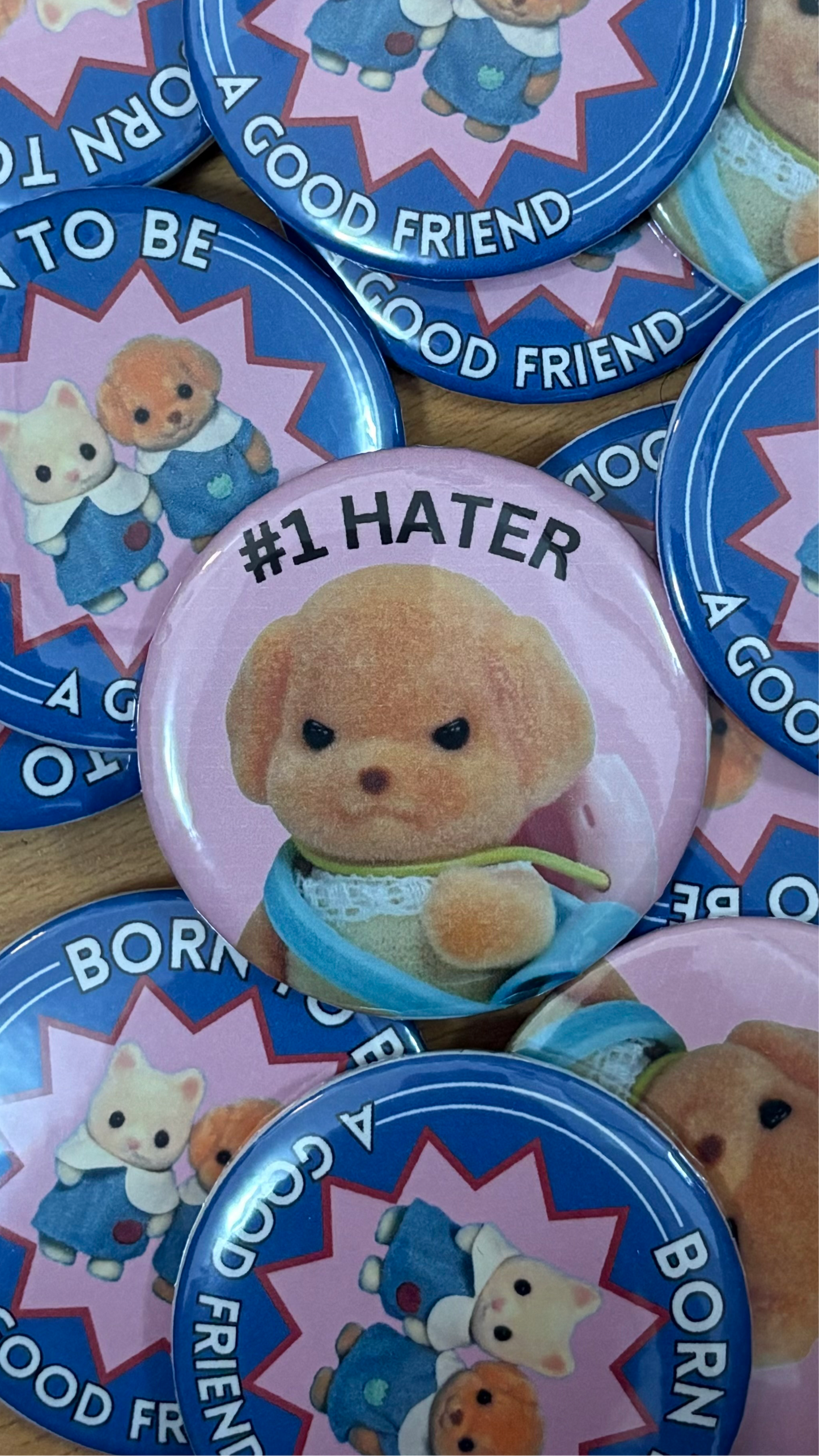 #1 Hater Button