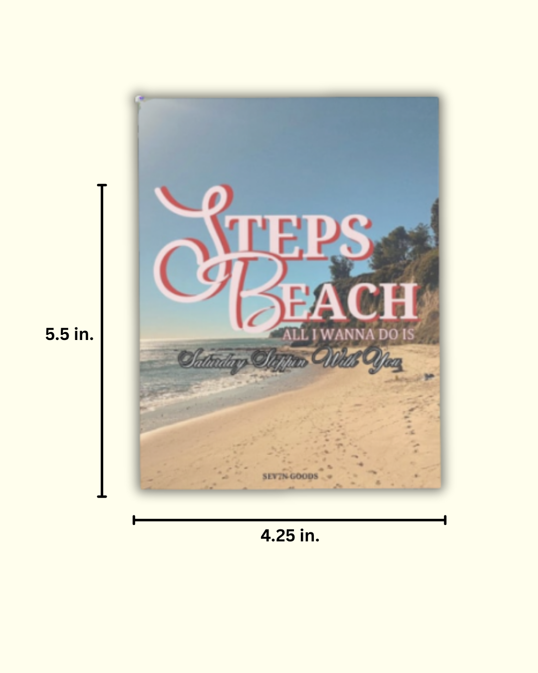 Steps Beach Postcard